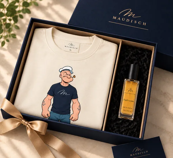 Maudisch_Premium_Gift_Set_–_Off_White_T-Shirt_&_Dark_Azzaro_Perfume