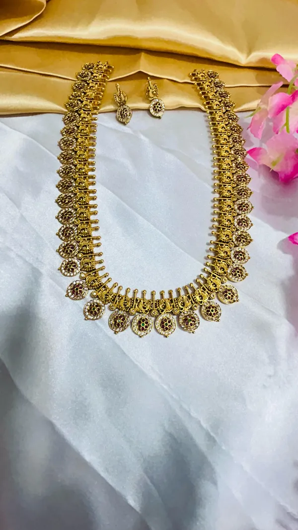 Gold_Alloy_Antique_Finish_Botu_Mala_Necklace_For_Women