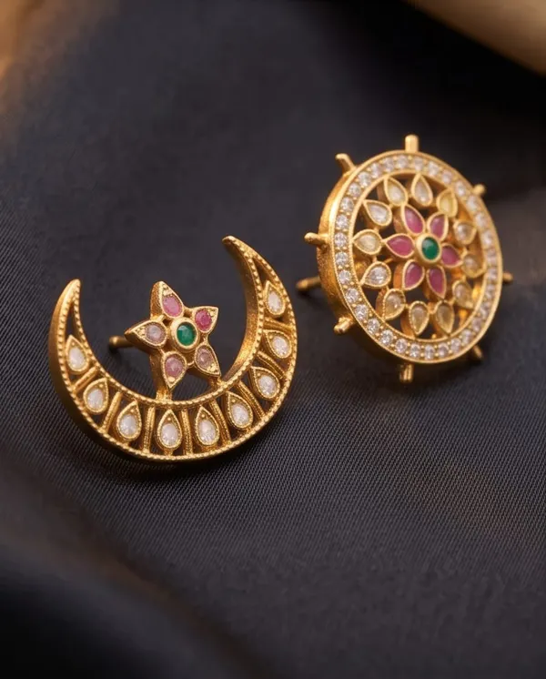 Gold_Alloy_Chandbali_Floral_Stone_Hair_Accessory_For_Women