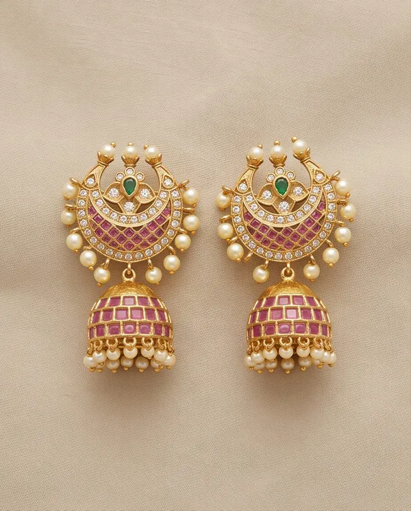 Gold_Alloy_Chandbali_Stone_Traditional_Jhumka_Earrings_For_Women