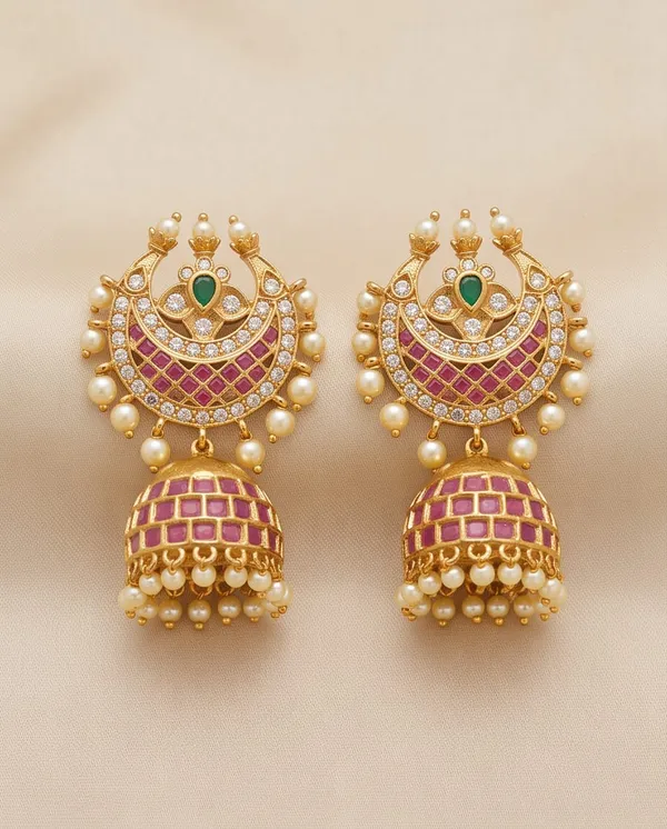 Gold_Alloy_Chandbali_Stone_Traditional_Jhumka_Earrings_For_Women