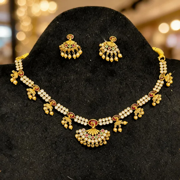 Gold_Alloy_Red_Stone_Floral_Traditional_Necklace_Set_For_Women