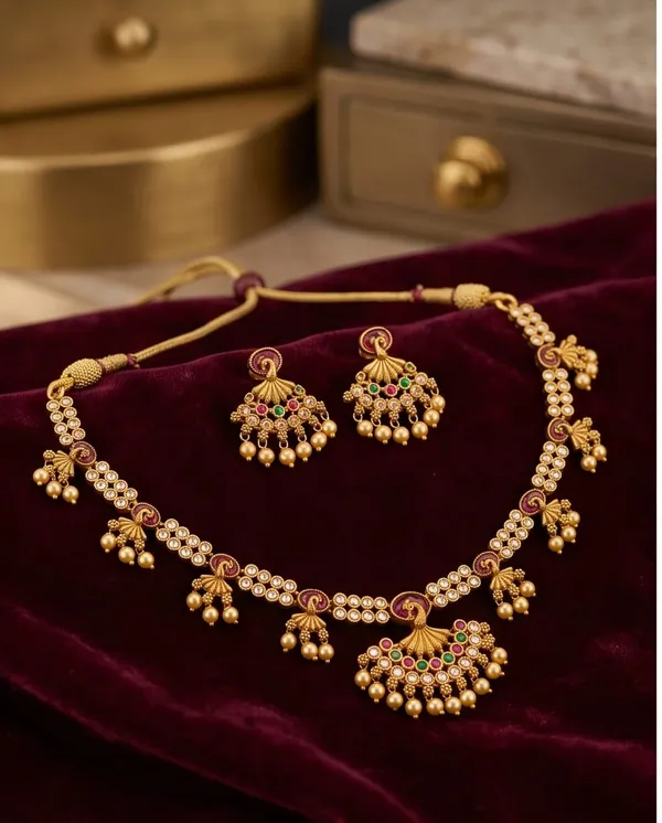 Gold_Alloy_Red_Stone_Floral_Traditional_Necklace_Set_For_Women
