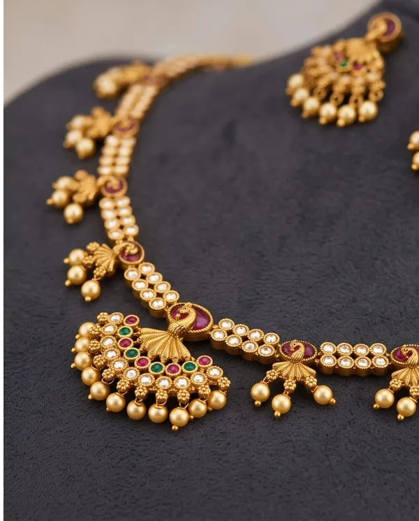 Gold_Alloy_Red_Stone_Floral_Traditional_Necklace_Set_For_Women