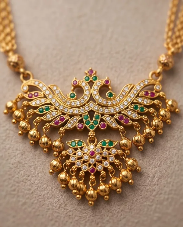 Gold_Alloy_Floral_Stone_Traditional_Pendant_Necklace_For_Women