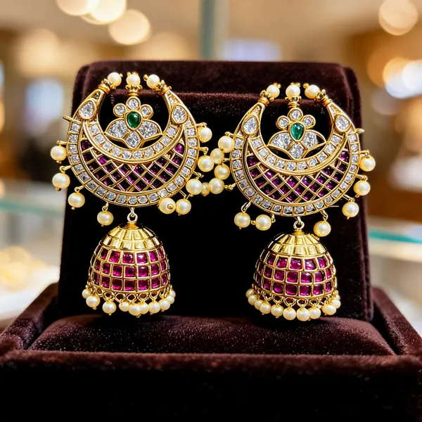Gold_Alloy_Ruby_Stone_Traditional_Jhumka_Earrings_For_Women