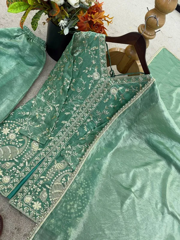 Green_Velvet_Embroidered_Sharara_Suit_Set_for_Women