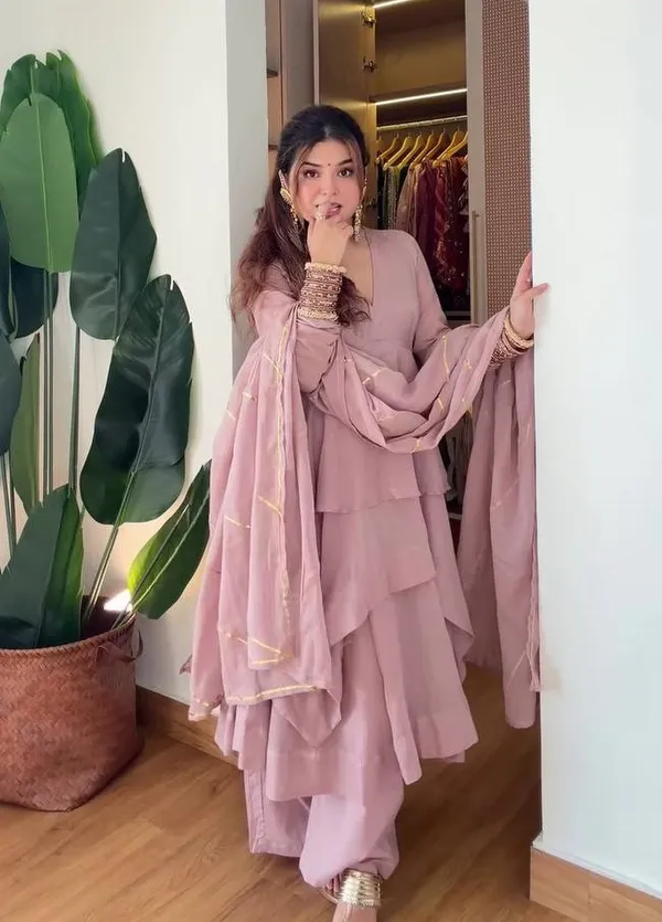 Mauve_Layered_Kurta_Set_for_Women