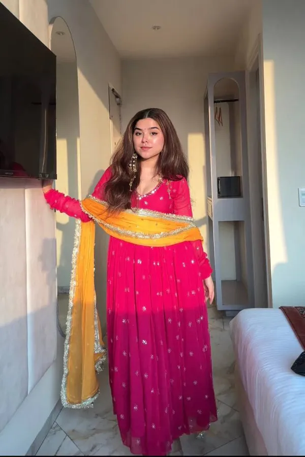 Pink_Embellished_Anarkali_Set_With_Yellow_Dupatta_for_Women