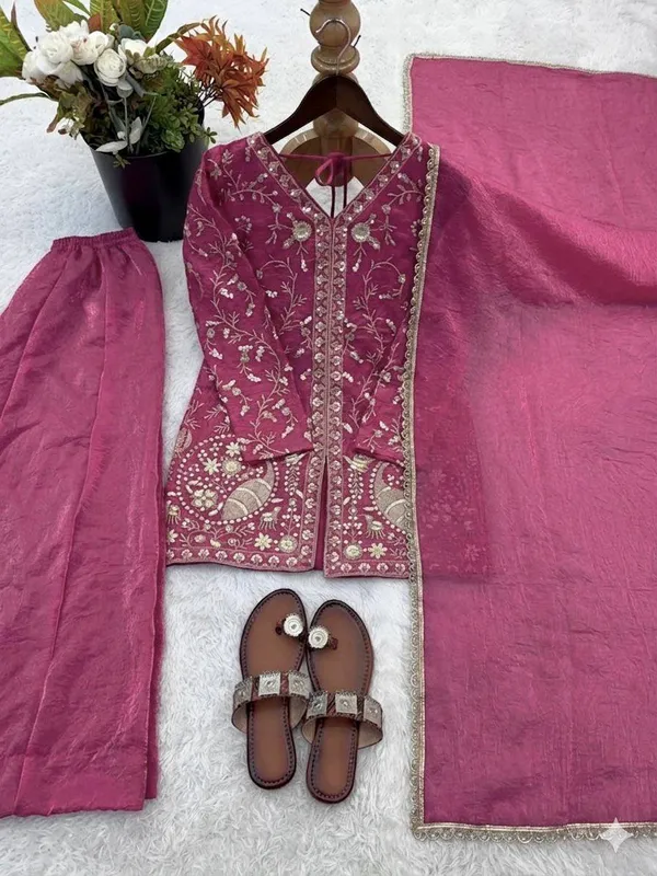 Pink_Embroidered_Kurta_Sharara_Set_With_Dupatta_for_Women