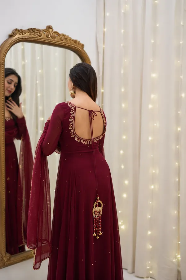 Maroon_Embellished_Anarkali_Suit_Set_for_Women