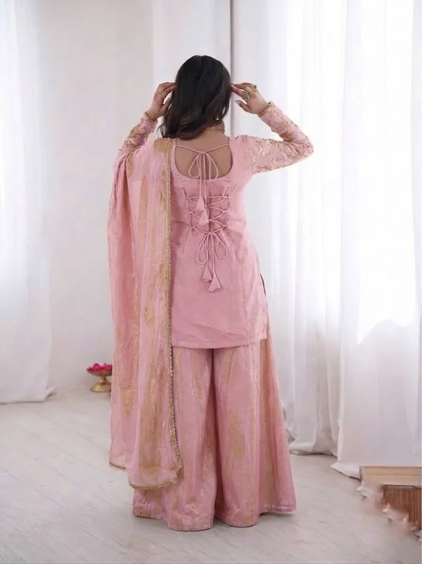 Pink_Embroidered_Sharara_Set_For_Women