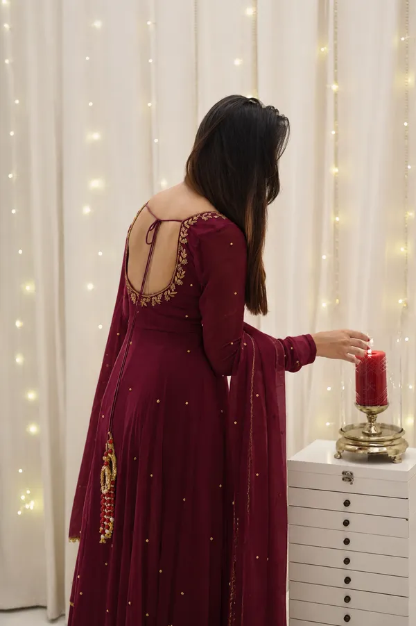 Maroon_Embellished_Anarkali_Suit_Set_for_Women