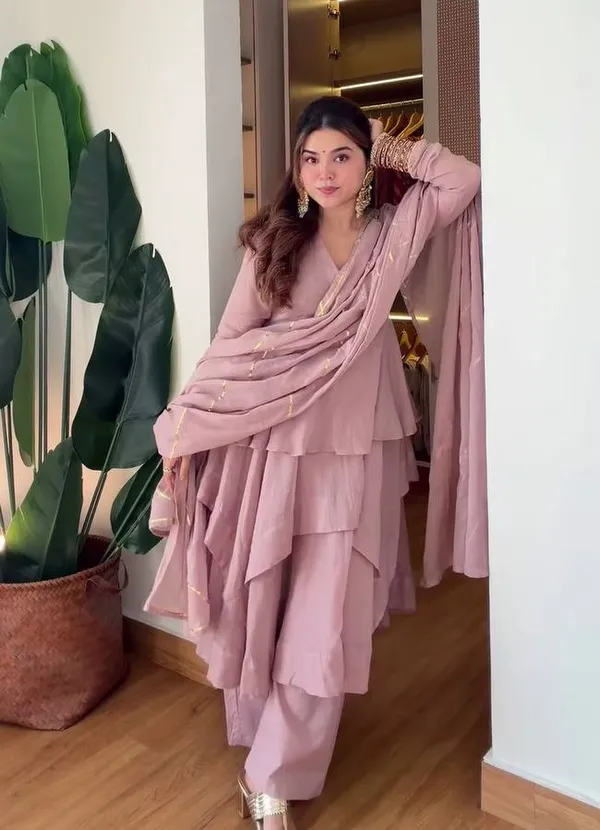 Mauve_Layered_Kurta_Set_for_Women
