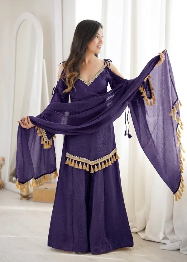 Purple_Rayon_Kurta_Palazzo_Set_With_Dupatta_for_Women