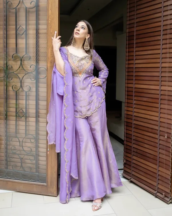 Lavender_Embroidered_Sharara_Suit_Set_for_Women