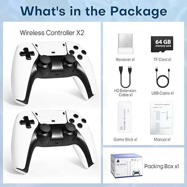 NextTech_White_2.4GHz_Wireless_Game_Controllers_with_Receiver_-_Plug_and_Play_Gamepad_for_TV_Video_Game_Consoles,_Kids_&_Adults