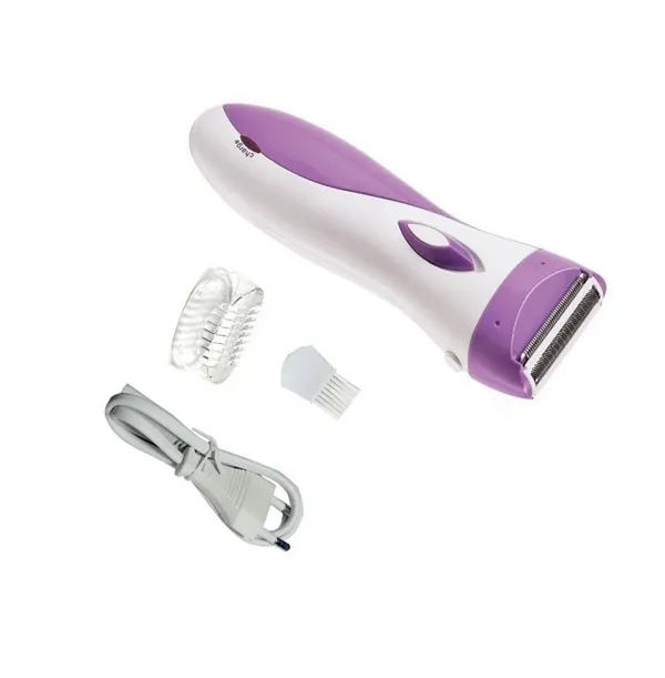 NextTech_Purple_Electric_Lady_Shaver_with_Accessories_-_Cordless_Rechargeable_Razor_for_Legs,_Underarms_&_Bikini,_Wet_&_Dry_Use