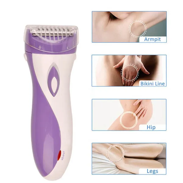 NextTech_Purple_Rechargeable_Women's_Body_Shaver_-_Cordless_Painless_Electric_Razor_for_Legs,_Underarms_&_Bikini,_Wet_&_Dry_Use