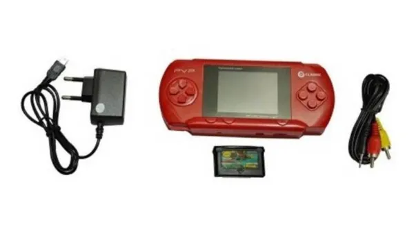 NextTech_Red_PVP_Pocket_Handheld_Gaming_Console_-_Mini_Retro_Video_Game_Player_with_Built-In_Classic_Games_for_Kids_&_Adults,_Travel_Friendly