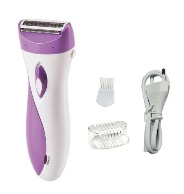NextTech_Purple_Electric_Lady_Shaver_with_Accessories_-_Cordless_Rechargeable_Razor_for_Legs,_Underarms_&_Bikini,_Wet_&_Dry_Use