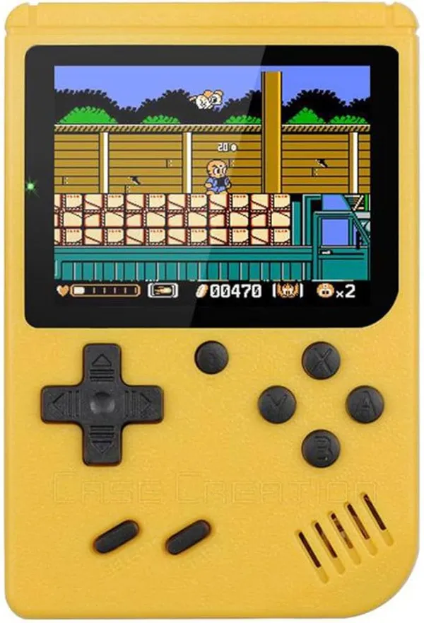 NextTech_Yellow_Retro_Handheld_Gaming_Console_-_Portable_Video_Game_Player_with_Built-In_Classic_Games_for_Kids_&_Adults,_TV_Output_Support