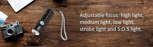 NextTech_Black_USB_Rechargeable_Mini_LED_Torch_-_Compact_Pocket_Flashlight_for_Camping,_Emergency,_Outdoor_&_Everyday_Carry