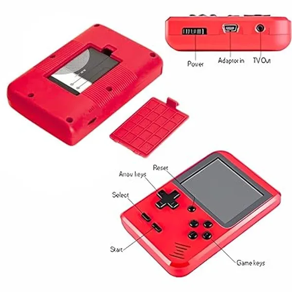 NextTech_Red_Retro_Handheld_Game_Console_with_400_Built-In_Games_-_Portable_Video_Game_Player_for_Kids_&_Adults,_TV_Output_Support,_Travel_Friendly_Gift