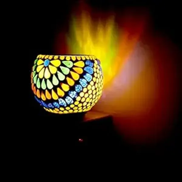 NextTech_Multicolour_Mosaic_Pattern_Candle_Holder_-_Decorative_Glass_Tealight_Holder_for_Home_Decor,_Festive_&_Gifting