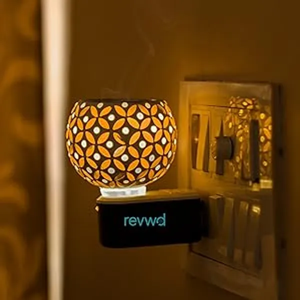 Abs_Plastic_Decorative_Mosaic_Floral_Plug-In_LED_Night_Lamp