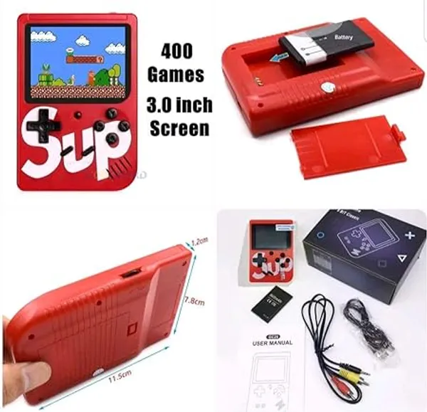 NextTech_Red_Retro_Handheld_Game_Console_with_400_Built-In_Games_-_Portable_Video_Game_Player_for_Kids_&_Adults,_TV_Output_Support,_Travel_Friendly_Gift