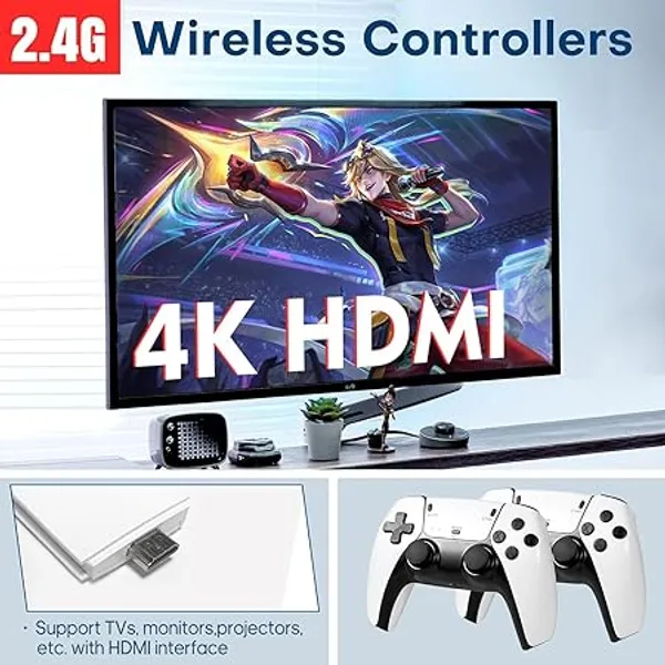 NextTech_White_2.4GHz_Wireless_Game_Controllers_with_Receiver_-_Plug_and_Play_Gamepad_for_TV_Video_Game_Consoles,_Kids_&_Adults