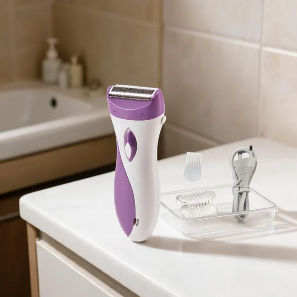 Nexttech_Purple_Cordless_Electric_Lady_Shaver_Wet_&_Dry_Use
