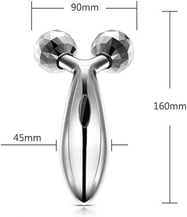 Nexttech_Chrome_Four_Ball_Manual_Body_Massager_-_Handheld_Roller_For_Back,_Neck_&_Full_Body_Relaxation,_Deep_Tissue_Massage_Tool