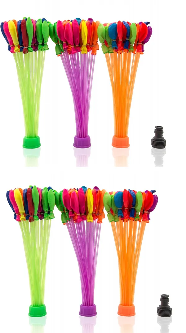 NextTech_Multicolor_Water_Balloon_Bunches_with_Quick-Fill_Nozzle_-_Self-Sealing_Water_Balloons_for_Kids_Summer_Pool_Party,_Outdoor_Games_&_Water_Fights