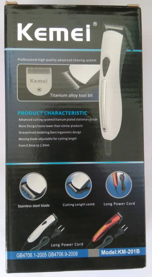 Nexttech_Kemei_Km-201B_Corded_Hair_Clipper_-_Professional_Electric_Hair_Trimmer_For_Men,_Precision_Cutting_For_Home_&_Salon_Use