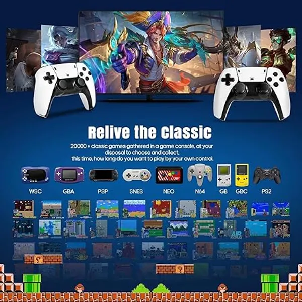 NextTech_White_2.4GHz_Wireless_Game_Controllers_with_Receiver_-_Plug_and_Play_Gamepad_for_TV_Video_Game_Consoles,_Kids_&_Adults