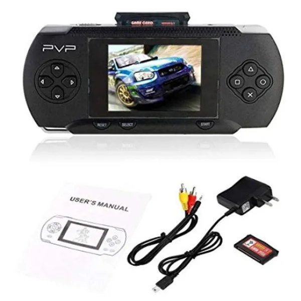 NextTech_Black_PVP_Portable_Handheld_Game_Console_-_Mini_Retro_Video_Game_Player_with_Built-In_Classic_Games_for_Kids_&_Adults,_Travel_Friendly