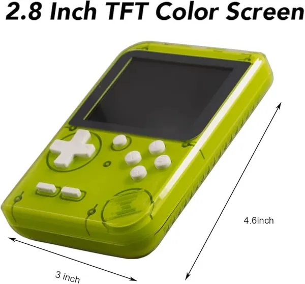 NextTech_Green_Handheld_Gaming_Console_with_2.8_Inch_TFT_Screen_-_Retro_Portable_Video_Game_Player_with_Built-In_Classic_Games_for_Kids_&_Adults