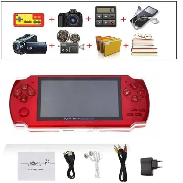 NextTech_Red_Retro_Handheld_Game_Console_-_Portable_Video_Game_Player_with_Built-In_Classic_Games_for_Kids_&_Adults,_Travel_Friendly_Gift