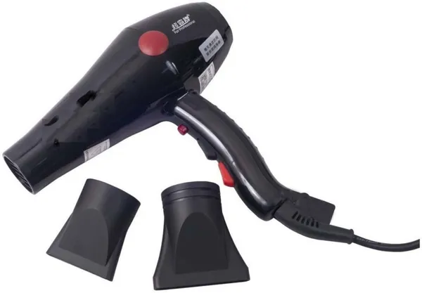 NextTech_Black_Hair_Dryer_with_Styling_Nozzles_-_Fast_Drying_Hot_&_Cold_Air_Blow_Dryer_with_Concentrator_Attachments_for_Home_&_Salon_Use