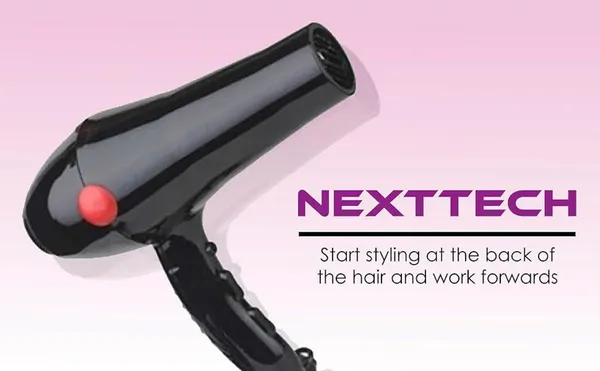 NextTech_Black_Hair_Dryer_with_Styling_Nozzles_-_Fast_Drying_Hot_&_Cold_Air_Blow_Dryer_with_Concentrator_Attachments_for_Home_&_Salon_Use