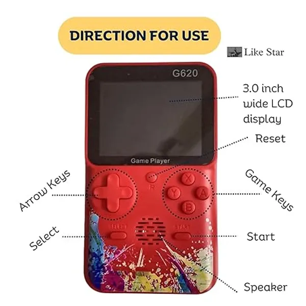 NextTech_G620_Red_Handheld_Game_Console_-_Retro_Portable_Video_Game_Player_with_Built-In_Classic_Games_for_Kids_&_Adults