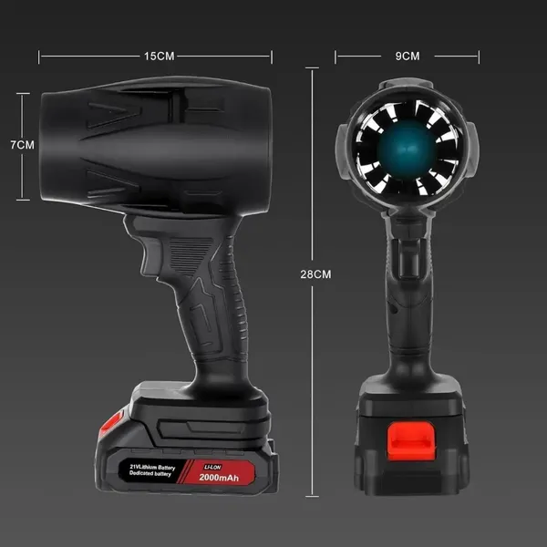 NextTech_Black_48V_Cordless_Handheld_Leaf_Blower_-_Lightweight_Battery_Powered_Blower_for_Garden,_Yard,_Patio_&_Outdoor_Cleaning