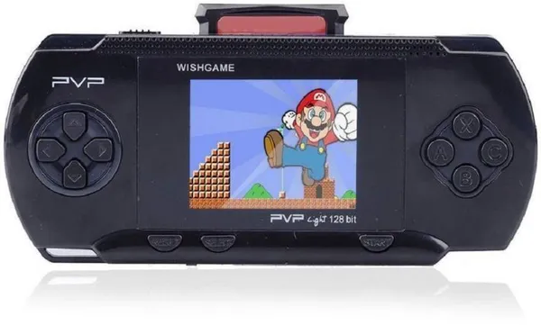 NextTech_Black_PVP_Portable_Handheld_Game_Console_-_Mini_Retro_Video_Game_Player_with_Built-In_Classic_Games_for_Kids_&_Adults,_Travel_Friendly