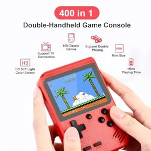NextTech_Red_Retro_Handheld_Game_Console_with_400_Built-In_Games_-_Portable_Video_Game_Player_for_Kids_&_Adults,_TV_Output_Support,_Travel_Friendly_Gift