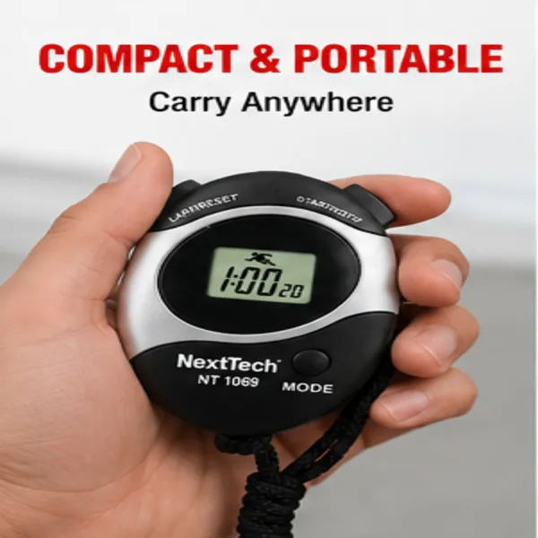 NextTech_NT_1069_Digital_Stopwatch_Timer_with_Large_LCD_Display,_Clock,_Date_&_Alarm_-_Handheld_Sports_Stop_Watch_for_Coaches,_Runners,_Referees,_Gym_&_Kids_Training