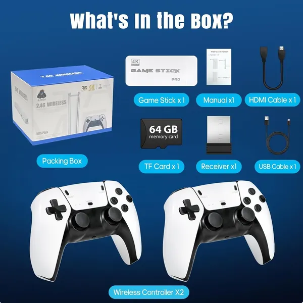 NextTech_White_2.4GHz_Wireless_Game_Controllers_with_Receiver_-_Plug_and_Play_Gamepad_for_TV_Video_Game_Consoles,_Kids_&_Adults