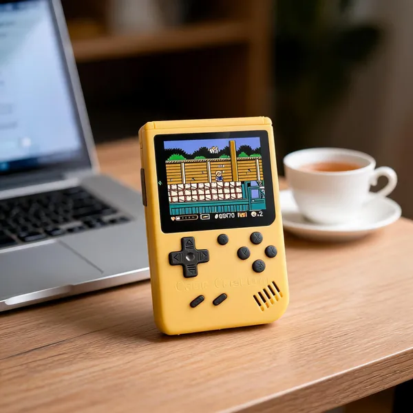 Nexttech_Yellow_Retro_Handheld_Game_Console_With_Tv_Output