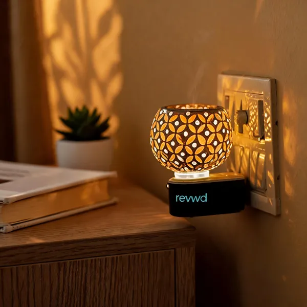 Abs_Plastic_Decorative_Mosaic_Floral_Plug-In_LED_Night_Lamp